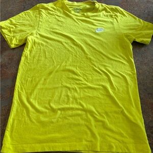 Nike Yellow Short Sleeve Tee Vibrant Cotton Blend
